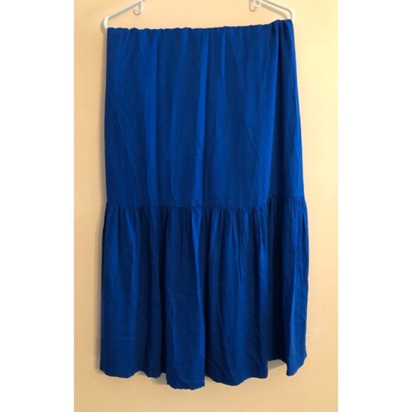 Banana Republic  Halter MAXI DRESS In Blue Corsica Sz S NWT - Picture 5 of 6
